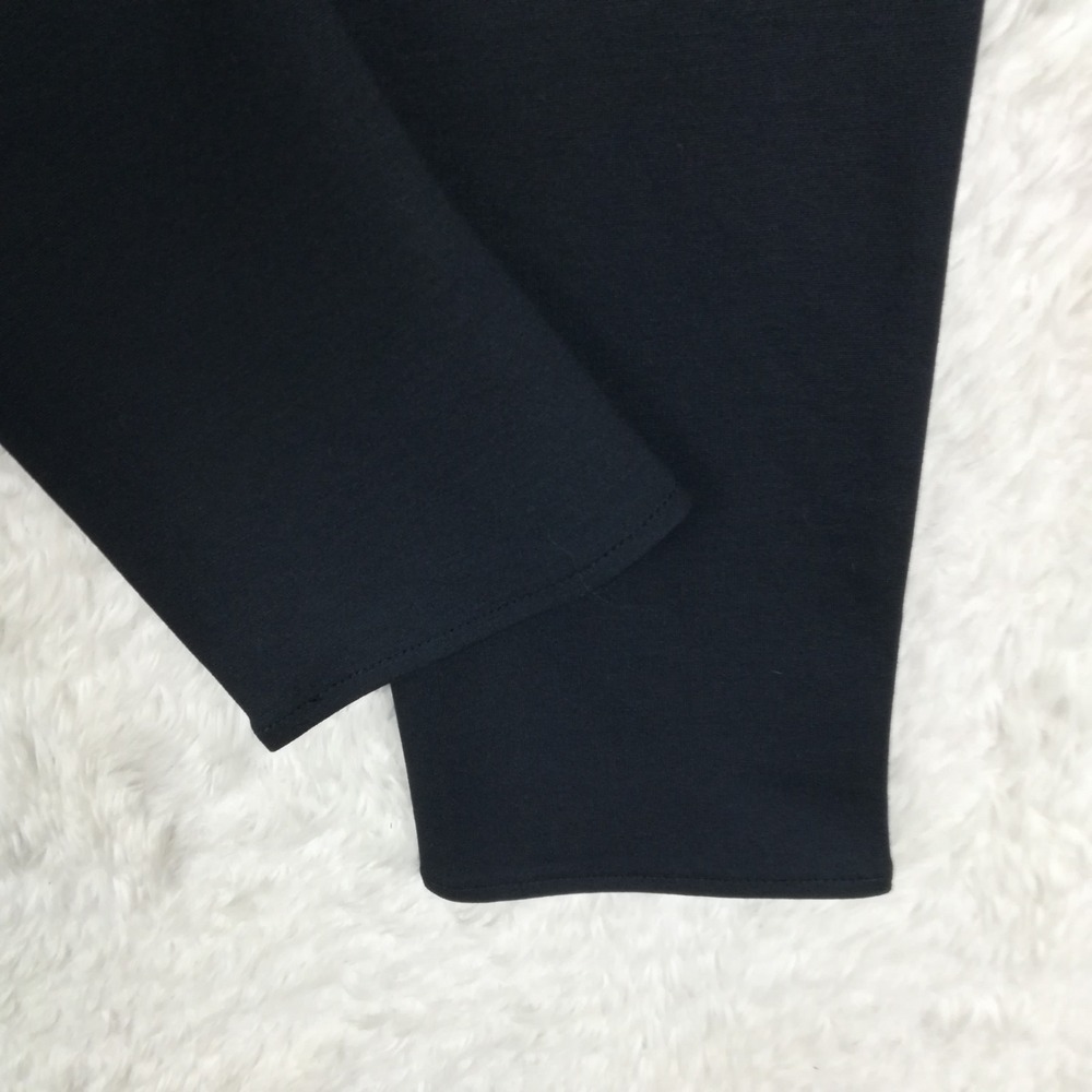 Calvin Klein Womens Pants Straight Leg Navy Blue Mid Rise Stretch 4 - Picture 10 of 10